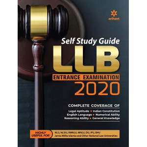 Arihant's Self Study Guide for LLB Entrance Examination 2020 